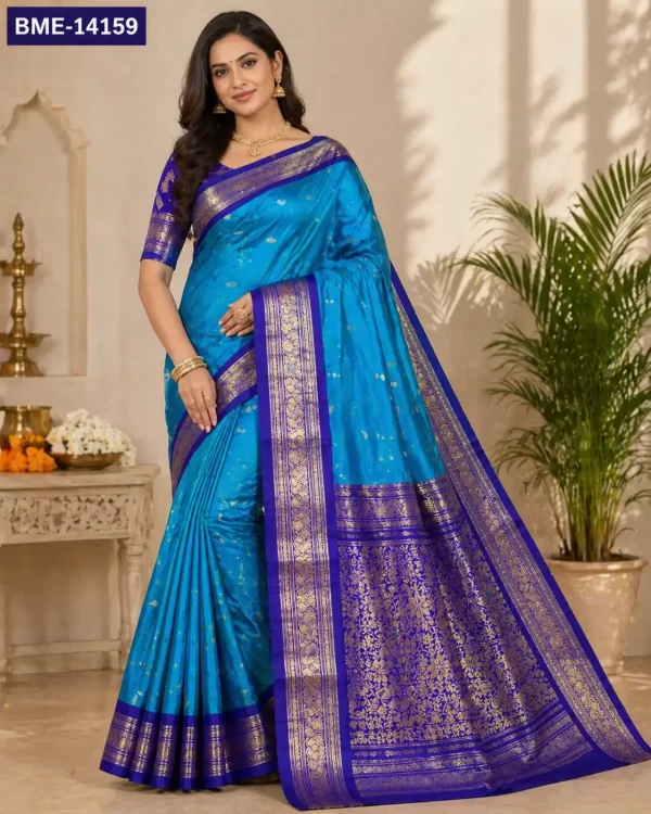 Kanjiwaram , Pure Silk , Handloom Saree