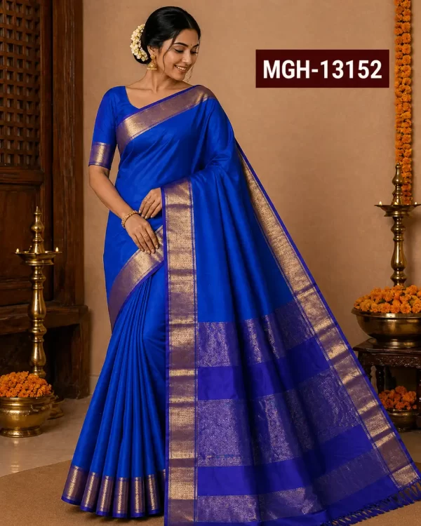 Maheshwari, Pure Silk , Handloom Saree
