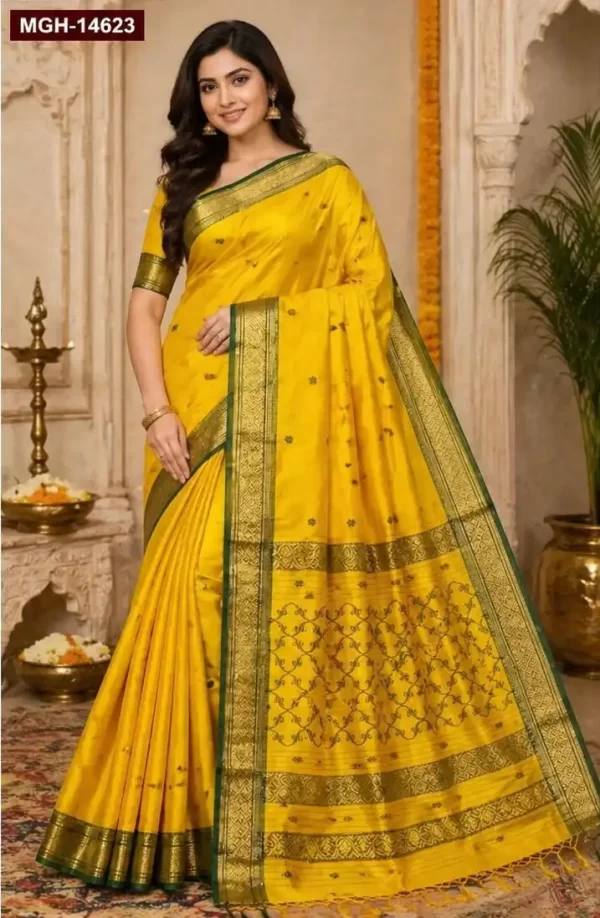 Maheshwari, Pure Silk , Handloom Saree